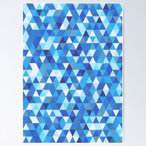 Item preview, Colourful Geometry - Blues Palette designed and sold by Blue-Banana.