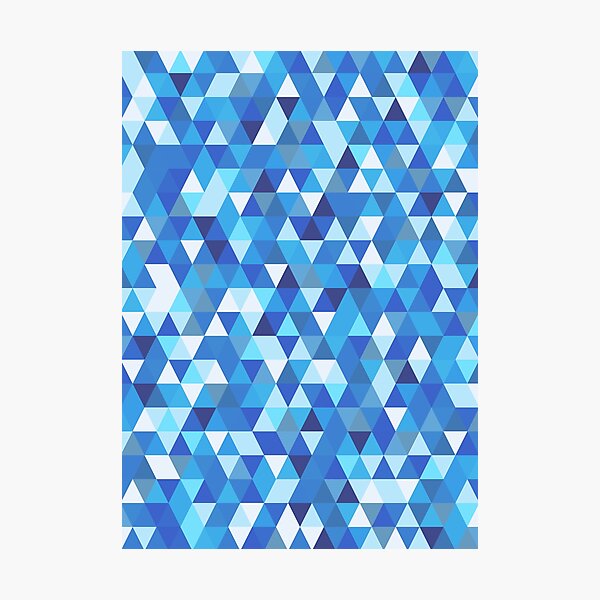 Item preview, Colourful Geometry - Blues Palette designed and sold by Blue-Banana.