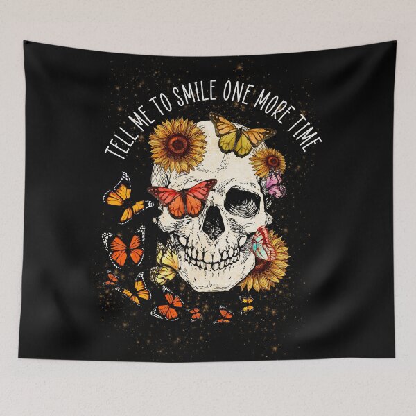 Item preview,  Smiling skull designed and sold by Gothic Fantasy.