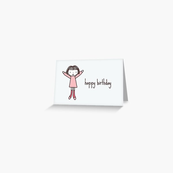 Birthday Girl Greeting Card