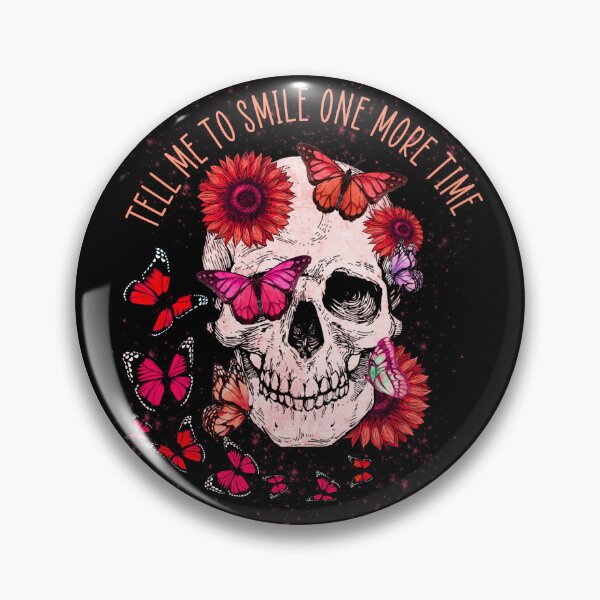 Item preview,  Smiling skull designed and sold by Gothic Fantasy.
