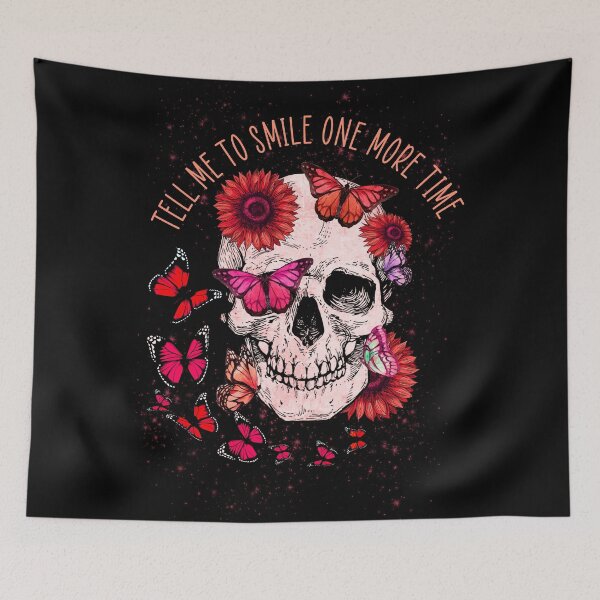 Item preview,  Smiling skull designed and sold by Gothic Fantasy.