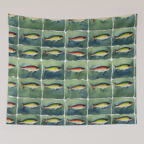Item preview, Rainbow Trout Pattern designed and sold by ThePurpleMelon.