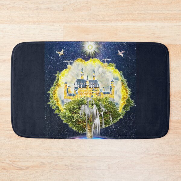 Item preview, Heaven on Earth Citrine Yellow Crystal Castle in the Sky in Space designed and sold by Siela.
