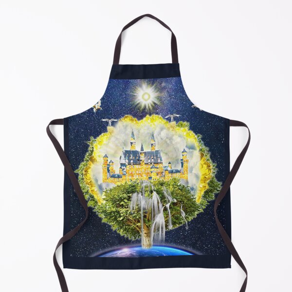 Item preview, Heaven on Earth Citrine Yellow Crystal Castle in the Sky in Space designed and sold by Siela.