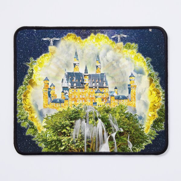 Item preview, Heaven on Earth Citrine Yellow Crystal Castle in the Sky in Space designed and sold by Siela.
