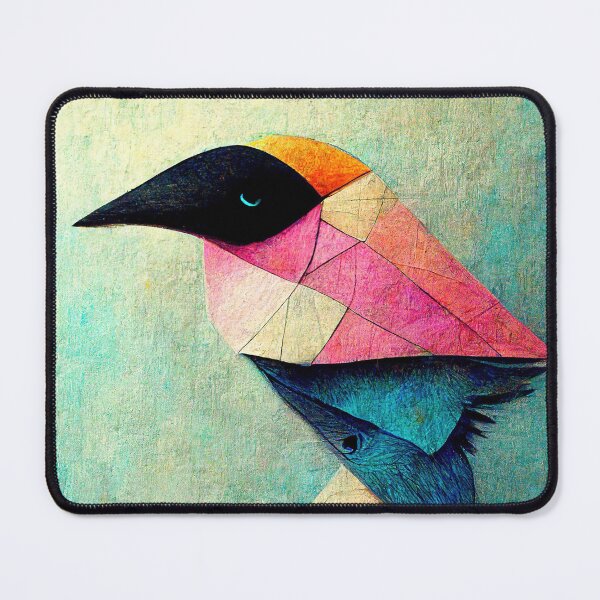 Item preview, Textured geometric bird I designed and sold by Mezma.