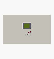 minimalist gameboy Photographic Print