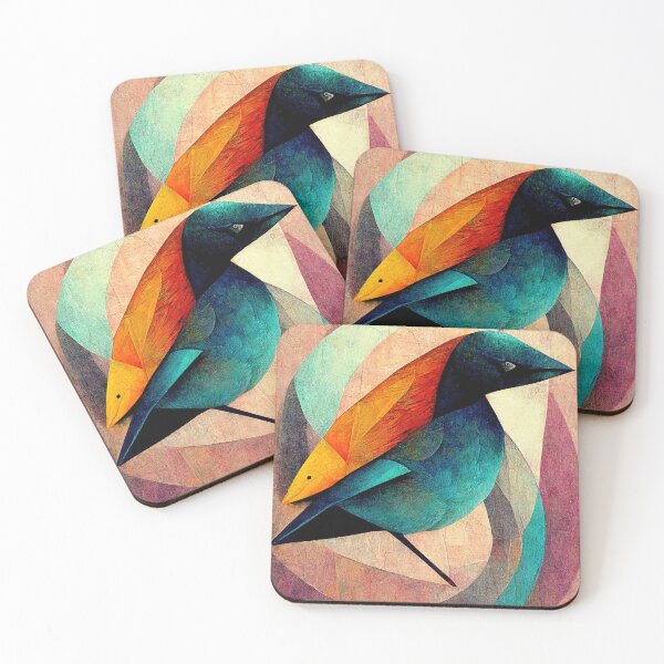 Item preview, Textured geometric bird II designed and sold by Mezma.