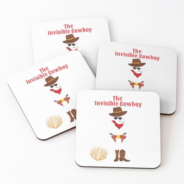 Item preview, Funny Halloween Ghost The Invisible Cowboy designed and sold by podguy.