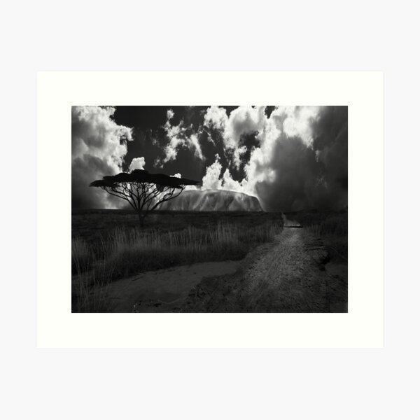 Uluru Art Print