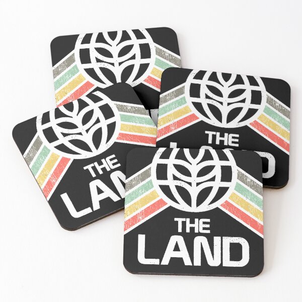 Item preview, The Land Logo Distressed in Vintage Retro Style Fitted  designed and sold by HeatherCharlet.