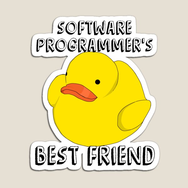 Programmer's duck Magnet
