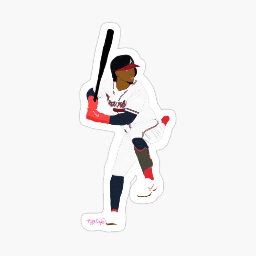 Ozzie Albies Jersey Magnet for Sale by cbaunoch