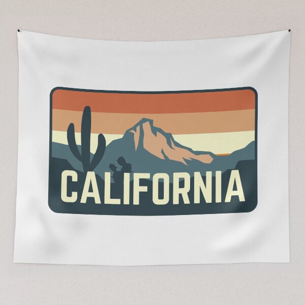 Item preview, California Cactus Mountain Travel Outdoor National Park Badge Patch Stickers designed and sold by wafizimamul.