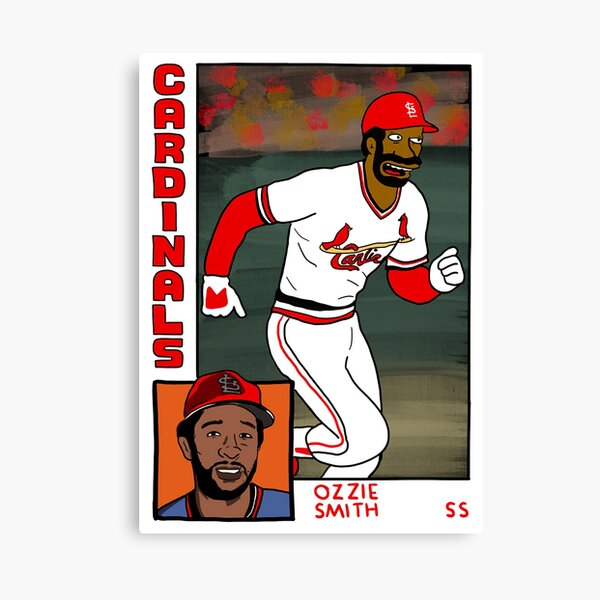 Throwback Ozzie Smith #1  Cardinals win, Gold gloves, National league