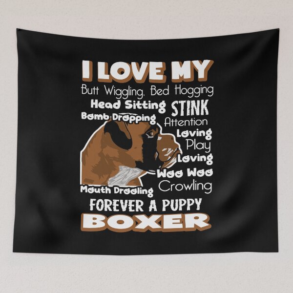 Item preview, I Love My Puppy Boxer designed and sold by UnknownArtistt.