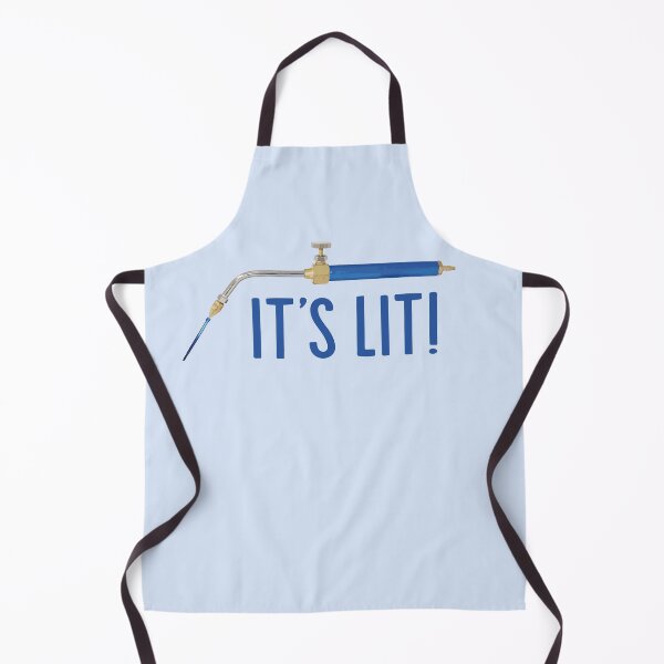 Item preview, It's lit! blue jewelry torch soldering tools metalsmith humor meme t-shirt designed and sold by MetalicBabe.