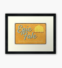Epic Fale Framed Print