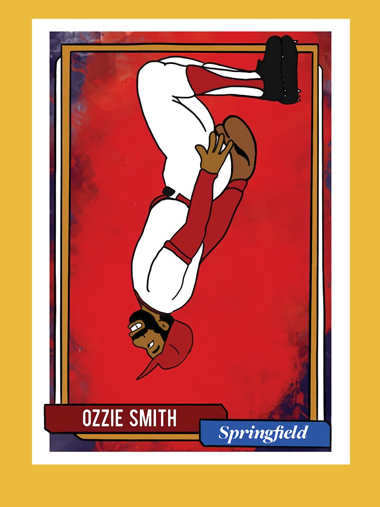 Ozzie Smith Springfield Homer At The Bat Backflip Essential T