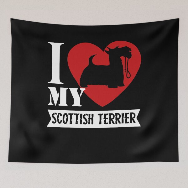 Item preview, I Love My Scottish Terrier designed and sold by UnknownArtistt.