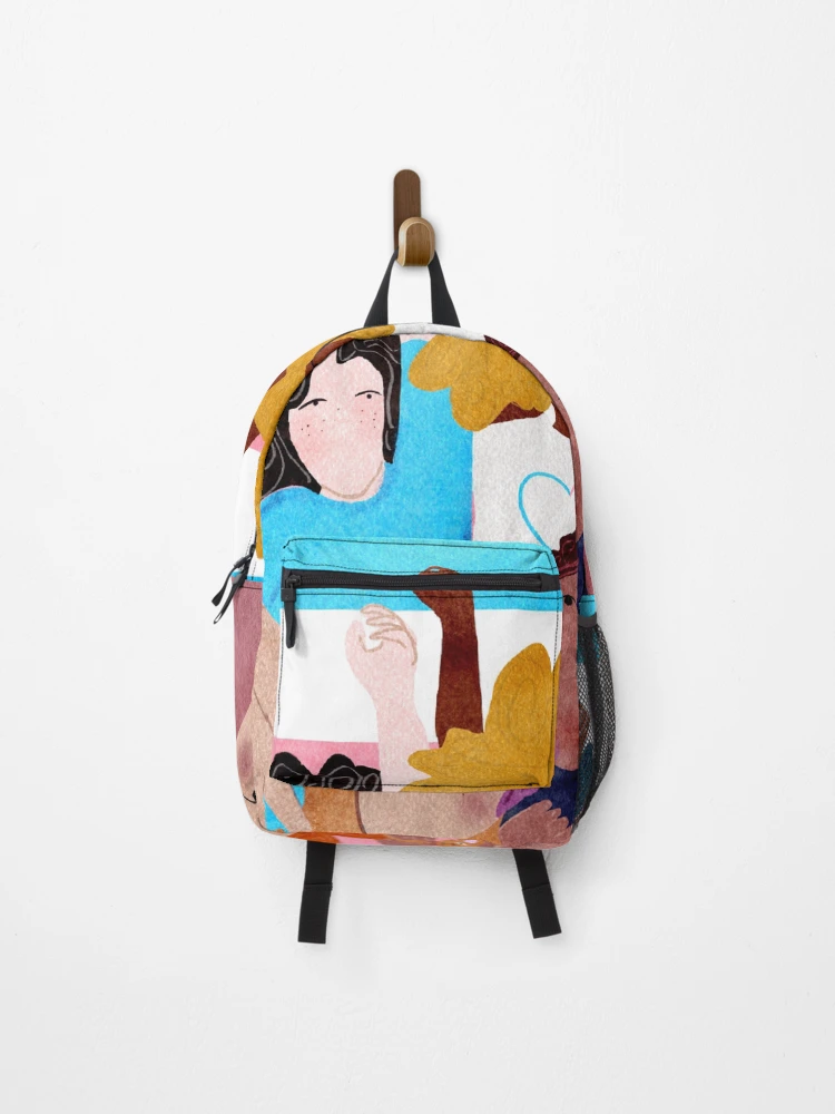 Thumbnail 1 of 3, Backpack, Trans Rights are Human Rights designed and sold by GeraldinaGV.