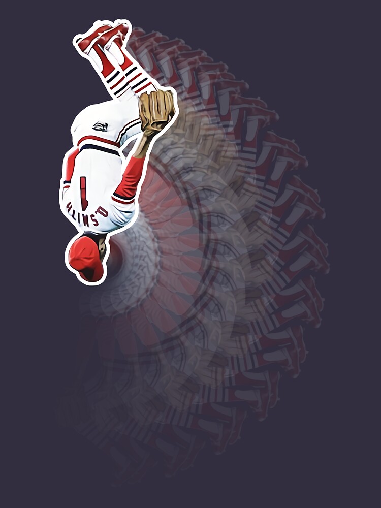 Ozzie Smith: The Wizard, Women's V-Neck T-Shirt / Small - MLB - Sports Fan Gear | breakingt