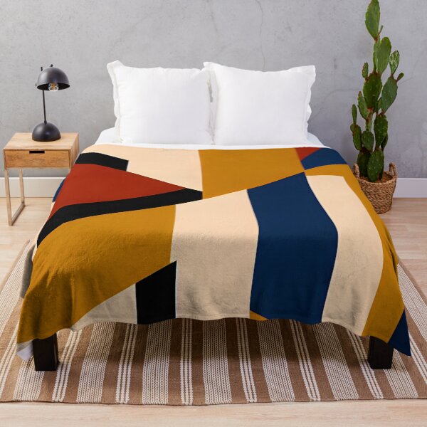 Item preview, Geometric Abstract Pattern in Calm Natural Tones designed and sold by NECHSTORE.