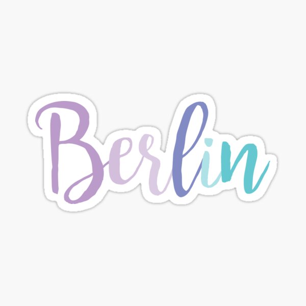 Item preview, Berlin blues designed and sold by luggagestickers.