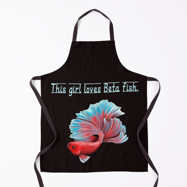Artikelvorschau, Dieses Mädchen liebt Beta-Fische (rot) Beta-Fische entworfen und verkauft von Zandrasart.