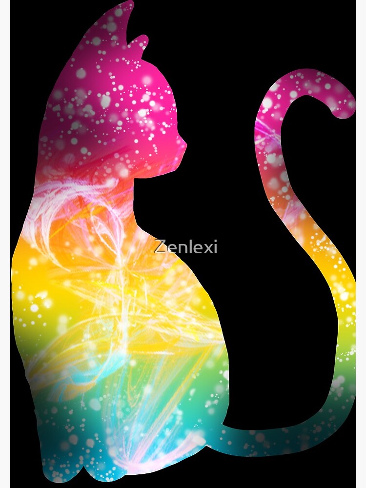 "Pansexual Space Cat" Spiral Notebook by Zenlexi | Redbubble