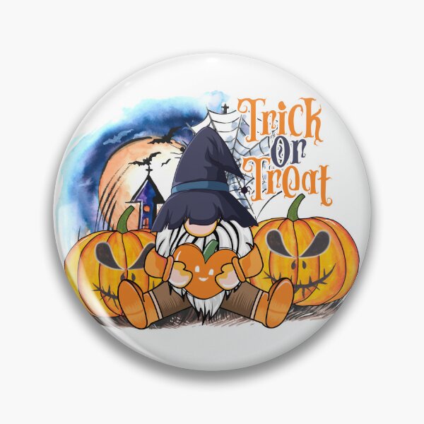 Item preview, Trick or Treat Gnome Halloween Scene designed and sold by Jessi-Sketches.