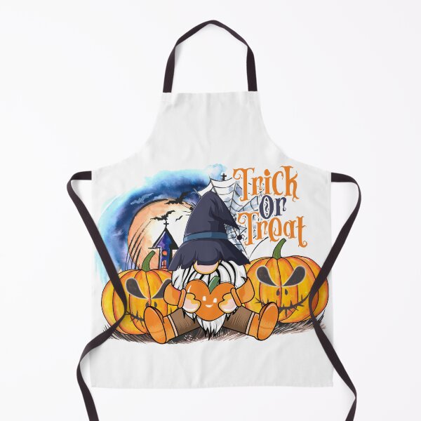 Item preview, Trick or Treat Gnome Halloween Scene designed and sold by Jessi-Sketches.
