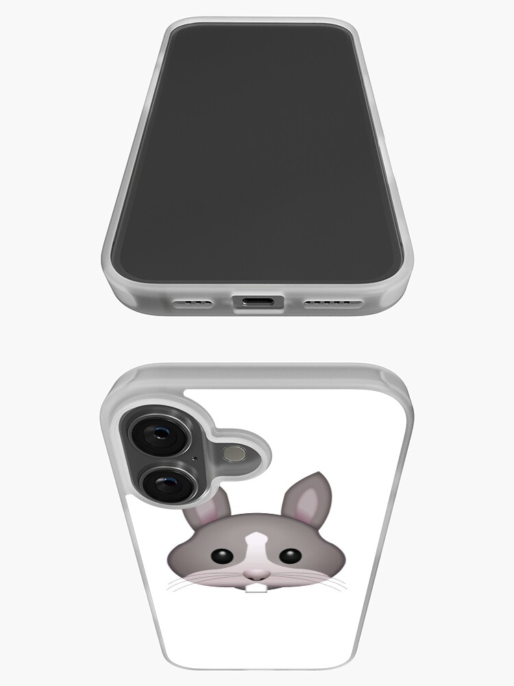 Cute Rabbit Emoji iPhone Case
