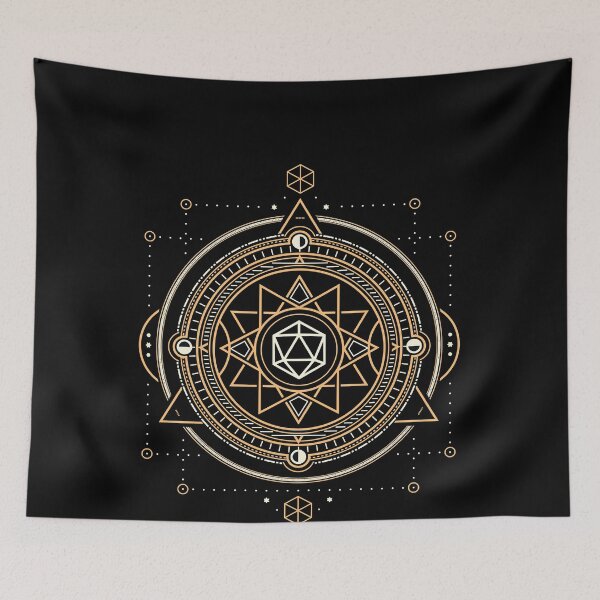 Item preview, Polyhedral d dice sacred symbol of the occultist designed and sold by FREDCOTTER.
