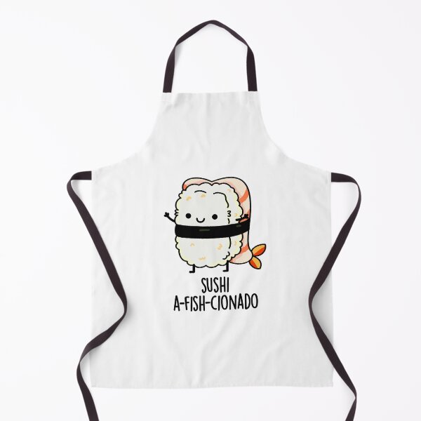 Item preview, Sushi A-fish-Cionado Funny Fish Puns designed and sold by punnybone.