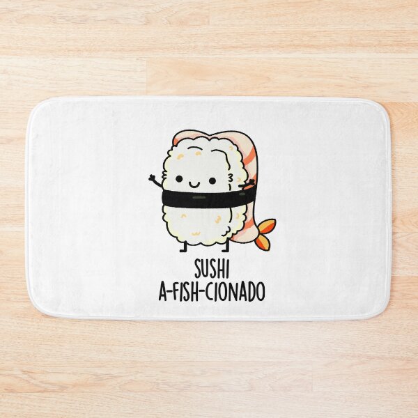 Item preview, Sushi A-fish-Cionado Funny Fish Puns  designed and sold by punnybone.