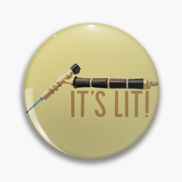 Item preview, It's lit! jewelry torch soldering tools metalsmith humor meme t-shirt designed and sold by MetalicBabe.