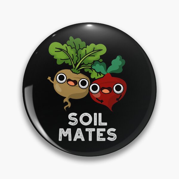 Item preview, Soil Mates Funny Beet Puns (Dark BG) designed and sold by punnybone.