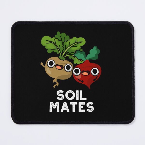 Item preview, Soil Mates Funny Beet Puns (Dark BG) designed and sold by punnybone.