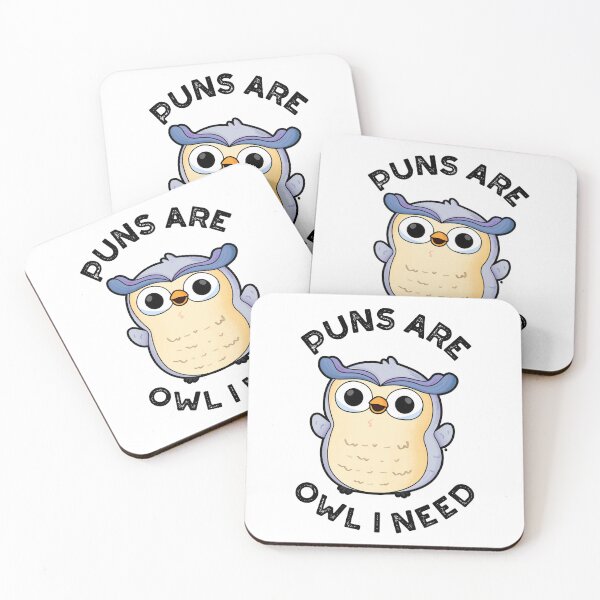 Item preview, Puns Are Owl I Need Funny Animal Puns  designed and sold by punnybone.