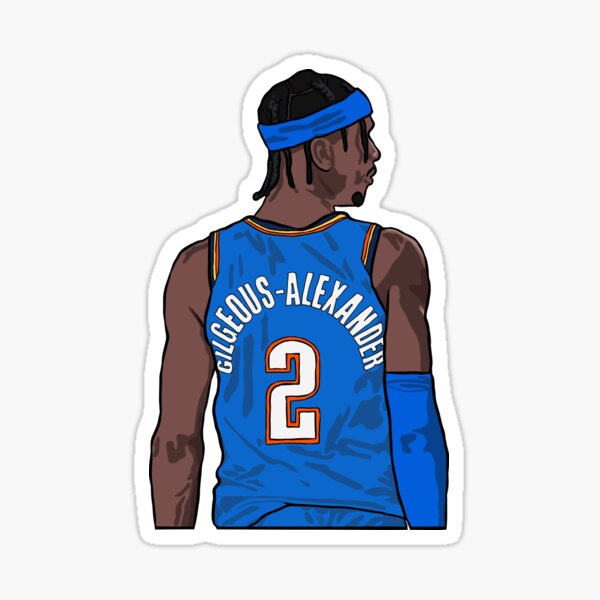 NWT new OKC Oklahoma City Thunder Shai Gilgeous-Alexander #2 Jersey NBA  Mens M