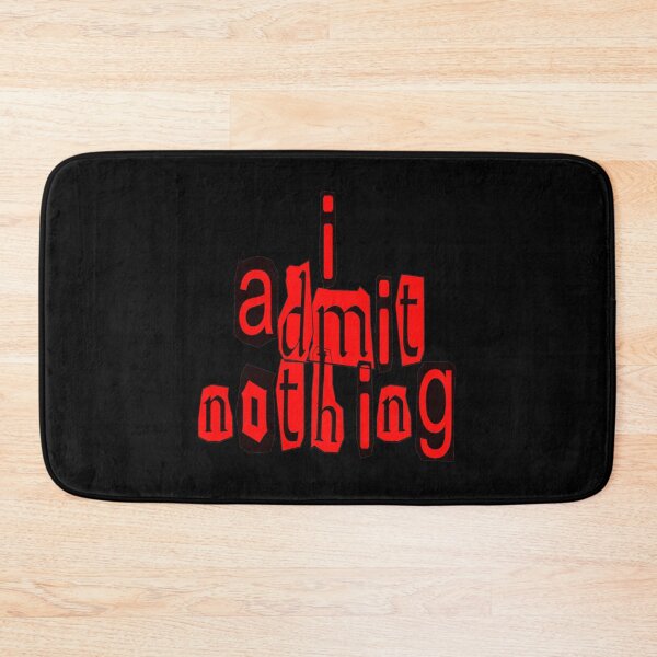 Item preview, I Admit Nothing Ransom Letters Racerback Tank Top designed and sold by CravenStore99.