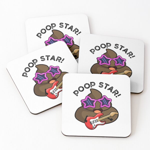 Item preview, Poop Star Funny Pop Star Puns  designed and sold by punnybone.