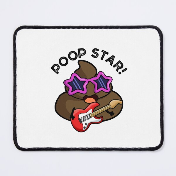 Item preview, Poop Star Funny Pop Star Puns  designed and sold by punnybone.