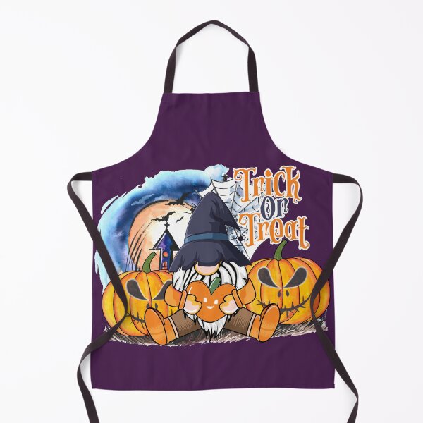 Item preview, Trick or Treat Gnome Halloween Scene designed and sold by Jessi-Sketches.
