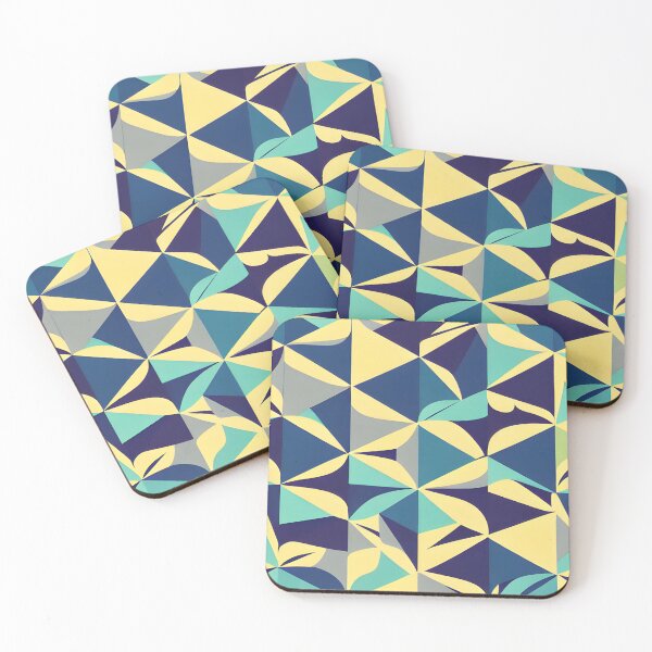Item preview, Multicolor Abstract Pattern with Geometric Textures designed and sold by NECHSTORE.