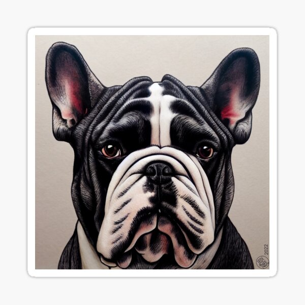 Dyson - Young English Bull Dog Sticker