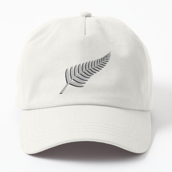 Aperçu de l'œuvre Emblème de fougère noire et argentée de Nouvelle-Zélande NZ Kiwi pour les fans de sport créée et vendue par Down Downunder.