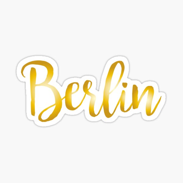 Item preview, Berlin golden designed and sold by luggagestickers.